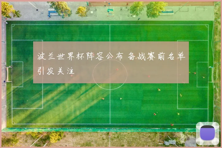 波兰世界杯阵容公布 备战赛前名单引发关注